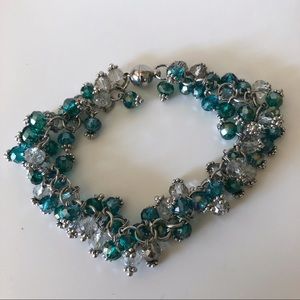 Crystal bead bracelet